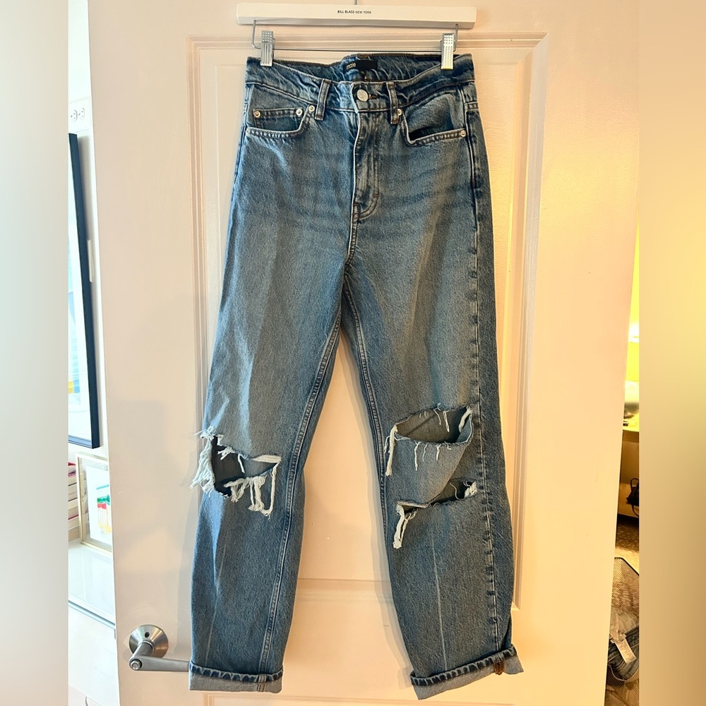 Maje ripped jeans, size 36 (US size 6)